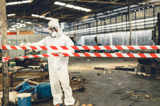 Professional Drug Lab Cleanup technician working in Hawthorne, NV